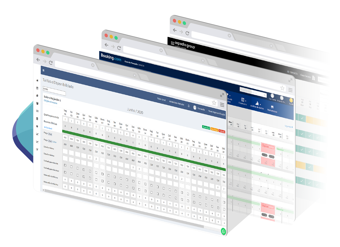 Channel Manager Artaxnet para hotéis, pousadas, hostels e aluguel por temporada com gestão de tarifas e disponibilidade em tempo real